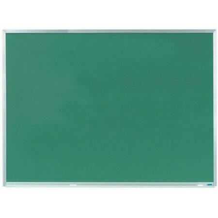 AARCO Composition Chalkboard Satin Anodized Aluminum Frame 36"x48" Green DC3648G